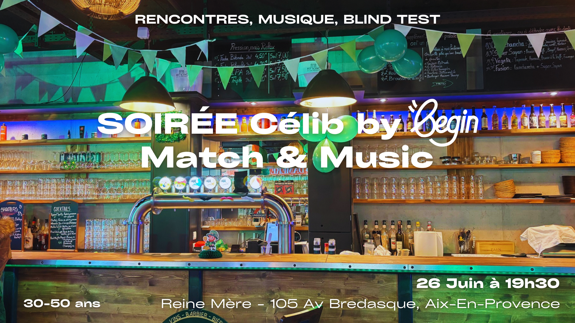 Soirée Célibataires Reine Mère