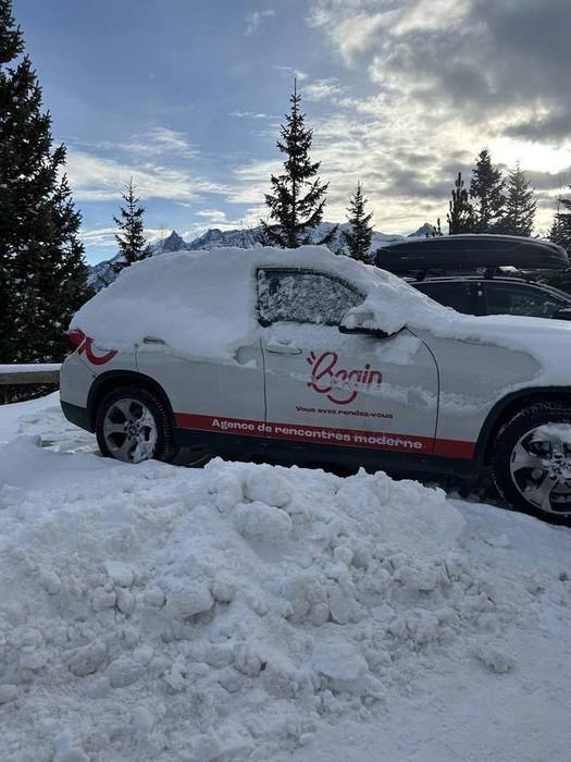 L'équipe Begin en déplacement sous la neige