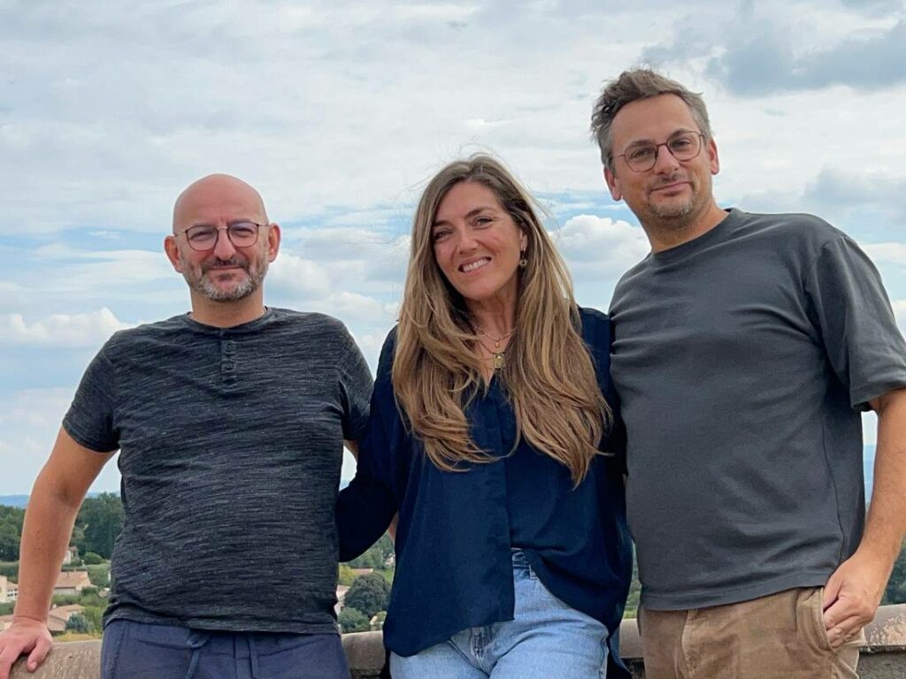 Benoît, Laura et Florent, les trois associés de Begin